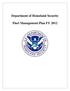 Department of Homeland Security. Fleet Management Plan FY 2012