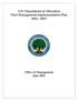 U.S. Department of Education Fleet Management Implementation Plan 2012-2015