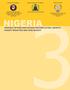 FEDERAL REPUBLIC OF NIGERIA. Unity and Faith, Peace and Progress