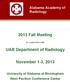 2013 Fall Meeting. UAB Department of Radiology. November 1-3, 2013