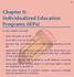 Chapter 6: Individualized Education Programs (IEPs)