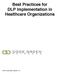 Best Practices for DLP Implementation in Healthcare Organizations