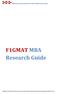 MBA Research Guide Sample (Buy Complete MBA Research Guide) F1GMAT MBA Research Guide