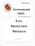 FALL PROTECTION PROGRAM