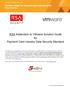 RSA Addendum to VMware Solution Guide for Payment Card Industry Data Security Standard
