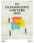 FT US INNOVATIVE LAWYERS 2013