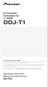 DDJ-T1. DJ Controller Controlador DJ. Operating Instructions Manual de instrucciones