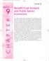 CHAPTER. Benefit/Cost Analysis and Public Sector Economics MASTER ➀