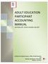 ADULT EDUCATION PARTICIPANT ACCOUNTING MANUAL SECTION 107, STATE SCHOOL AID ACT