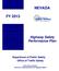 NEVADA FY 2013. Highway Safety Performance Plan. Department of Public Safety Office of Traffic Safety