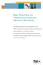 Best Practices for Telecommunications Network Reliability
