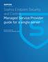 Sophos Endpoint Security and Control Managed Service Provider guide for a single server. Product version: 10