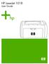 HP LaserJet 1018 User Guide