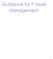 Guidance for IT Asset Management