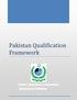 Pakistan Qualification Framework