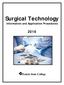 Surgical Technology. Information and Application Procedures