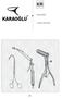KARAOĞLU. - Üroloji Aletleri. - Urology Instruments