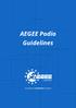 AEGEE Podio Guidelines