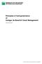 version: May 2009 Principles of fund governance of Insinger de Beaufort Asset Management