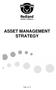 ASSET MANAGEMENT STRATEGY