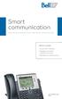 Smart communication. What s inside: Voice and IP solutions Headsets and Audio Conferencing units Maintenance and financing