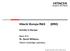 Hitachi Europe R&D. Dr. David Williams. Activity in Europe. Hitachi Cambridge Laboratory. March 2014