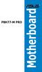 P8H77-M PRO. Motherboard