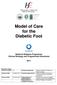 Model of Care for the Diabetic Foot