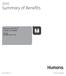 SBOSB019. Summary of Benefits. Humana Gold Plus H1036-233 (HMO) Raleigh Raleigh Metro Area