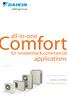 omfort all-in-one applications for residential & commercial DAIKIN ALTHERMA HEATING CATALOGUE