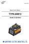 TYPE-66M12 Guide to operation