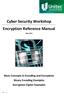 Cyber Security Workshop Encryption Reference Manual