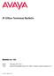 IP Office Technical Bulletin