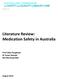 Literature Review: Medication Safety in Australia