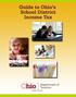 GUIDE TO OHIO S SCHOOL DISTRICT INCOME TAX Prepared by THE OHIO DEPARTMENT OF TAXATION JUNE 2013 TABLE OF CONTENTS