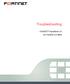 Troubleshooting. FortiOS Handbook v3 for FortiOS 4.0 MR3
