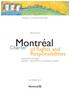 PUBLIC CONSULTATION REVISION. Montréal. Charter of Rights and. Responsibilities INFORMATION DOCUMENT PROPOSAL - ADJUSTMENTS TO THE MONTRÉAL CHARTER