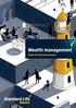 Wealth management Guide for financial advisers