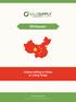 Whitepaper Online Selling in China in 3 Easy Steps