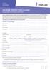 INCOME PROTECTION CLAIMS CLAIM FORM FOR THE SELF EMPLOYED