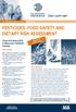 PESTICIDES: FOOD SAFETY AND DIETARY RISK ASSESSMENT