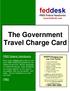 The Government Travel Charge Card