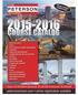 2015-2016 COURSE CATALOG. petersonschool.com online registration available INVEST IN YOU.
