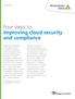 Four steps to improving cloud security and compliance
