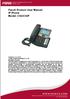 Fanvil Product User Manual IP Phone Model: C56/C56P