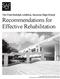 The Paul Rudolph Addition, Sarasota High School Recommendations for Effective Rehabilitation