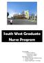 South West Graduate Nurse Program
