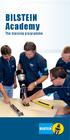 BILSTEIN Academy. The training programme