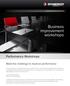 Business improvement workshops