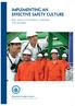 IMPLEMENTING An effective SAFETY CULTURE. Basic Advice for Shipping Companies and Seafarers